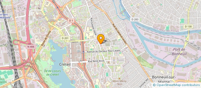 localisation de l'entreprise FREEZONE GROUP  CRETEIL