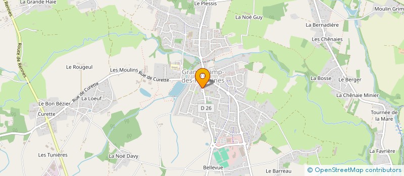 localisation de l'entreprise FREFA  GRANDCHAMP-DES-FONTAINES