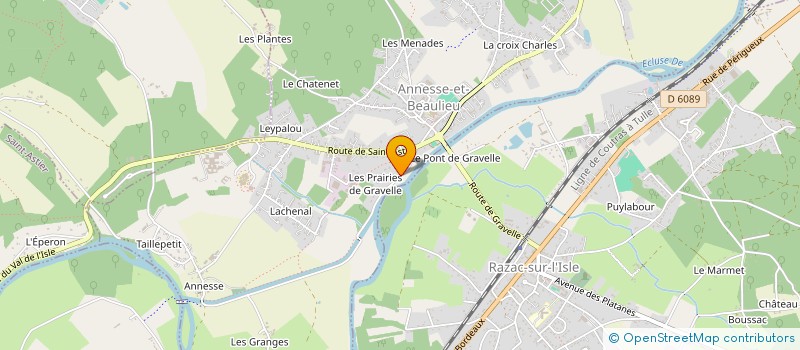 localisation de l'entreprise FREFRA  ANNESSE-ET-BEAULIEU