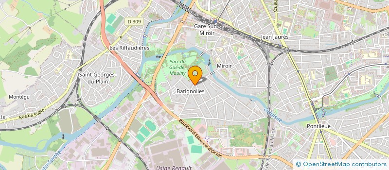 localisation de l'entreprise FREGALOR  LE MANS