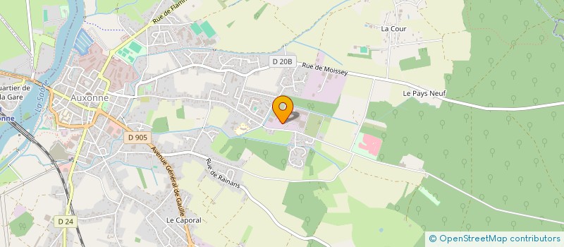 localisation de l'entreprise FREGATA HYGIENE  AUXONNE