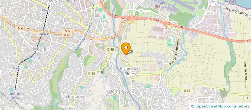 localisation de l'entreprise FREGATE à SAINTE-MARIE