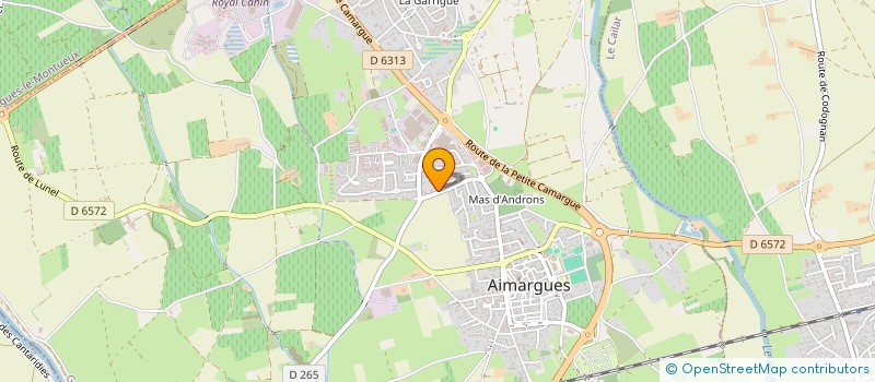 localisation de l'entreprise FREGATE  AIMARGUES