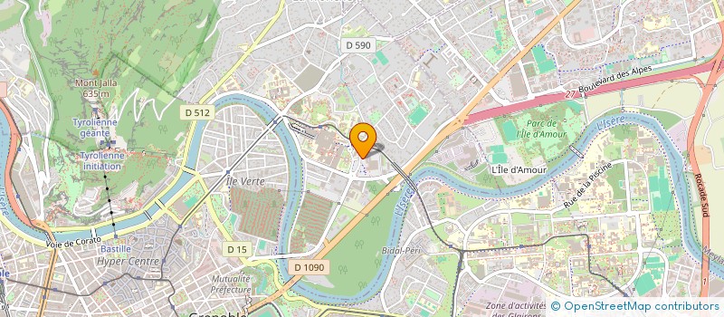 localisation de l'entreprise FREGES  LA TRONCHE