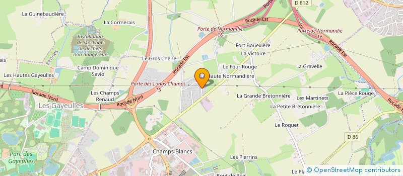 localisation de l'entreprise FREGOCE  LE RHEU