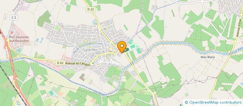 localisation de l'entreprise FREGOLI  SALEILLES
