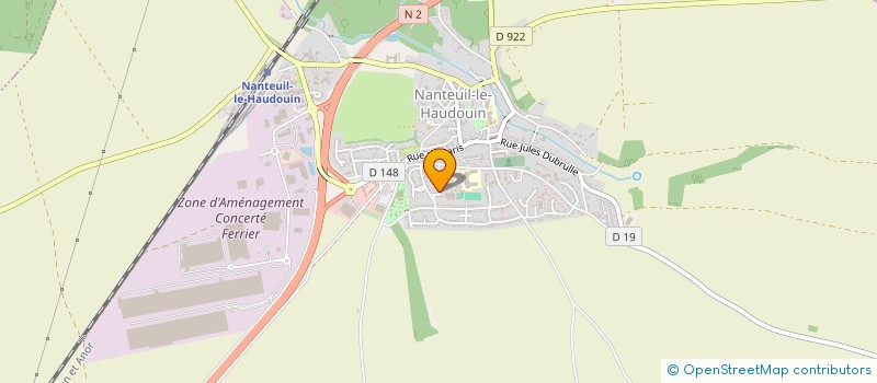 localisation de l'entreprise FREIGHT INTERNATIONAL TRANSPORTATION SA à NANTEUIL-LE-HAUDOUIN