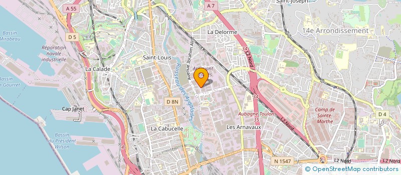 localisation de l'entreprise FREINAGE EQUIPEMENT MARSEILLE à MARSEILLE