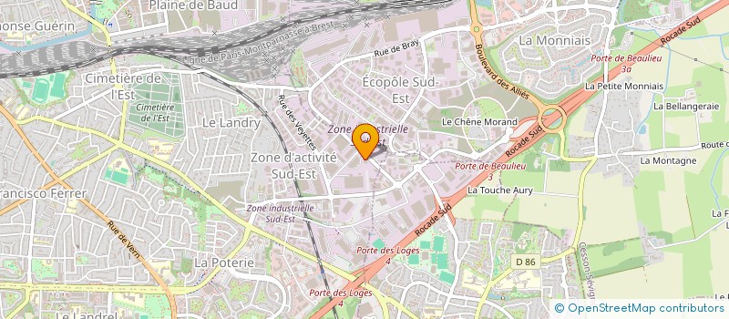 localisation de l'entreprise FREINAGE POIDS LOURDS SERVICES F.P.L.S. à RENNES