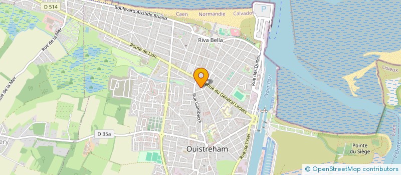 localisation de l'entreprise FREINOVA  OUISTREHAM