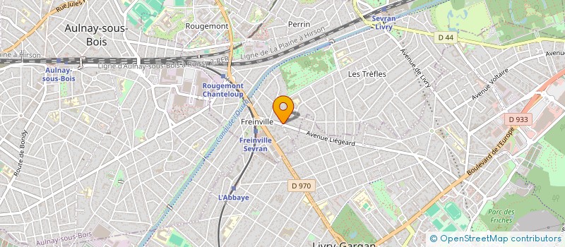 localisation de l'entreprise FREINVILLE IMMOBILIER à SEVRAN