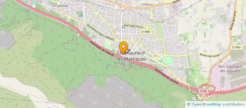 localisation de l'entreprise FREIRE INVESTISSEMENT  CHATEAUNEUF-LES-MARTIGUES