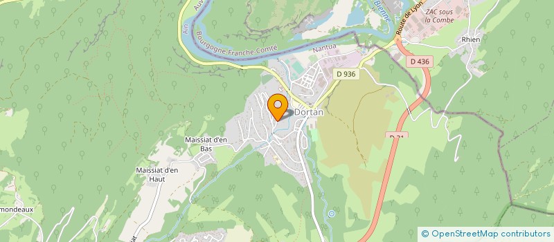 localisation de l'entreprise FREISA LANGUES  DORTAN