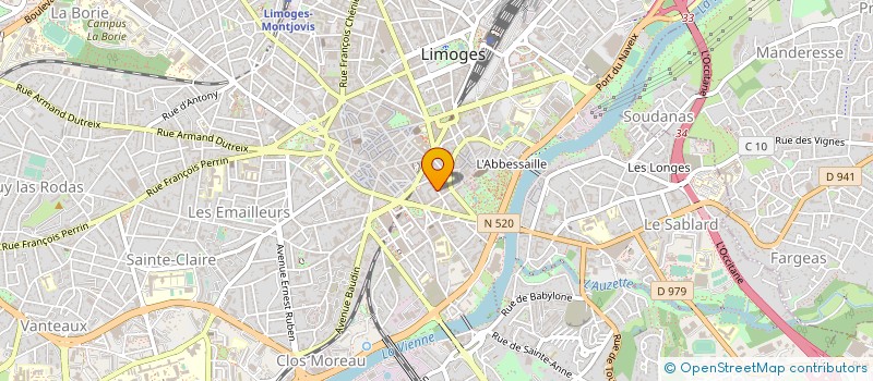 localisation de l'entreprise FREISSIMMO à LIMOGES