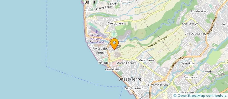 localisation de l'entreprise FREITA à BASSE-TERRE