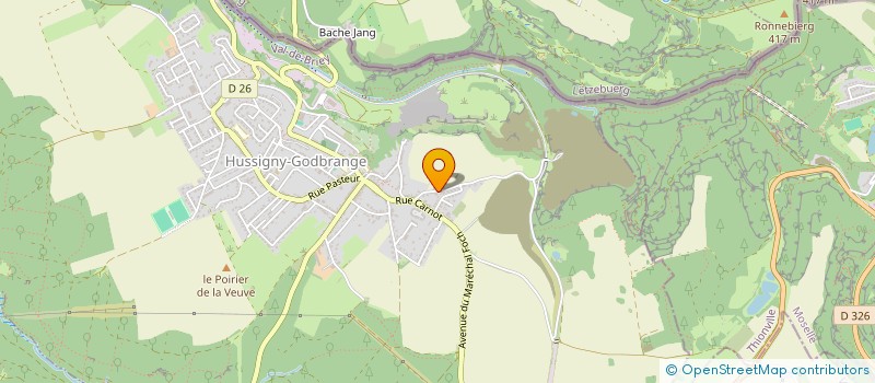 localisation de l'entreprise FREITAS 7 BIS  HUSSIGNY-GODBRANGE