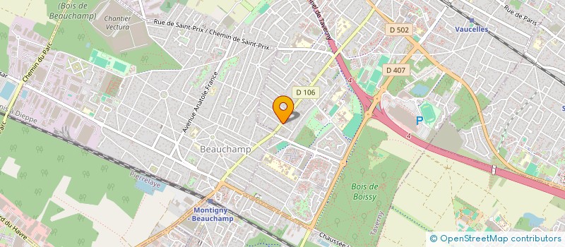 localisation de l'entreprise FREITAS BATIMENT IMMOBILIER à TAVERNY