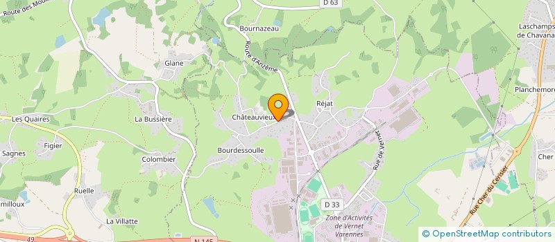 localisation de l'entreprise FREITAS ET FILS à GUERET