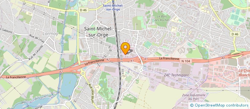 localisation de l'entreprise FREITAS LEVAGE à SAINT-MICHEL-SUR-ORGE