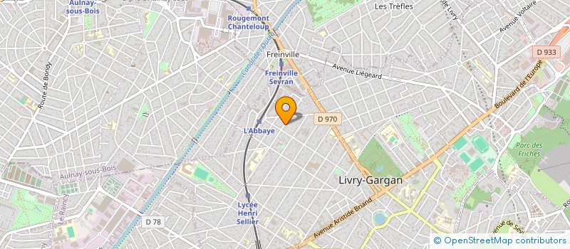 localisation de l'entreprise FREITAS TRANSPORT  LIVRY-GARGAN