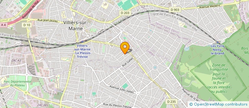 localisation de l'entreprise FREIXIMMO  VILLIERS-SUR-MARNE