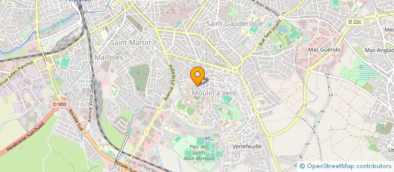 localisation de l'entreprise FREJAFON INGENIEURS CONSEILS  PERPIGNAN