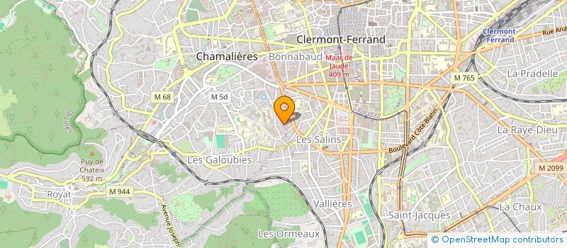 localisation de l'entreprise FREJAVILLE FINANCE à CHAMALIERES