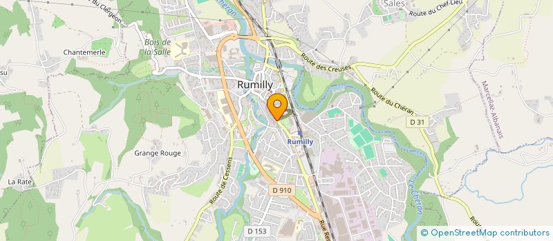 localisation de l'entreprise FREJEADE  RUMILLY
