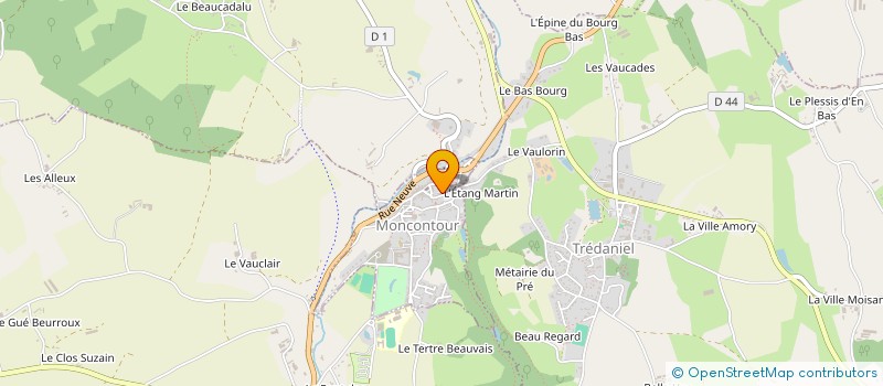 localisation de l'entreprise FREJO à MONCONTOUR