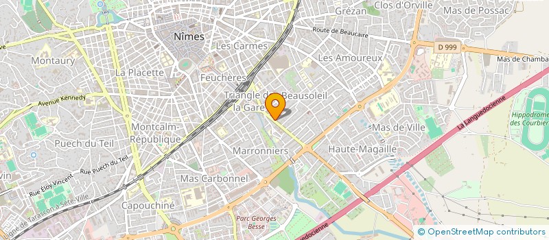 localisation de l'entreprise FREJO SNC  NIMES