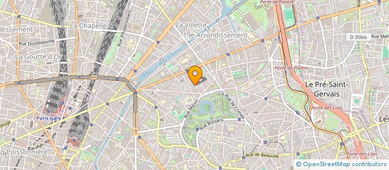 localisation de l'entreprise FREJOUX CHAUFFEURS  PARIS