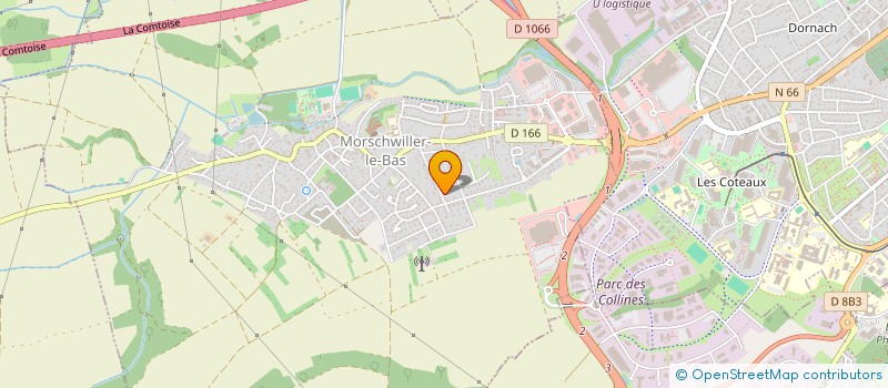 localisation de l'entreprise FREJUPA  MORSCHWILLER-LE-BAS