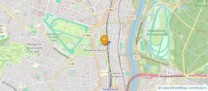 localisation de l'entreprise FREJUROY à SAINT-CLOUD