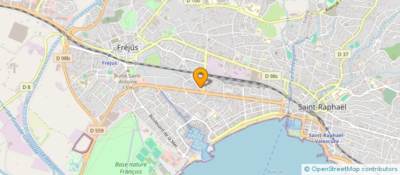 localisation de l'entreprise FREJUS AZUR DIFFUSION à FREJUS