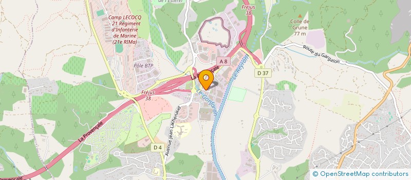 localisation de l'entreprise FREJUS EQUIPEMENT HOTELIER à FREJUS