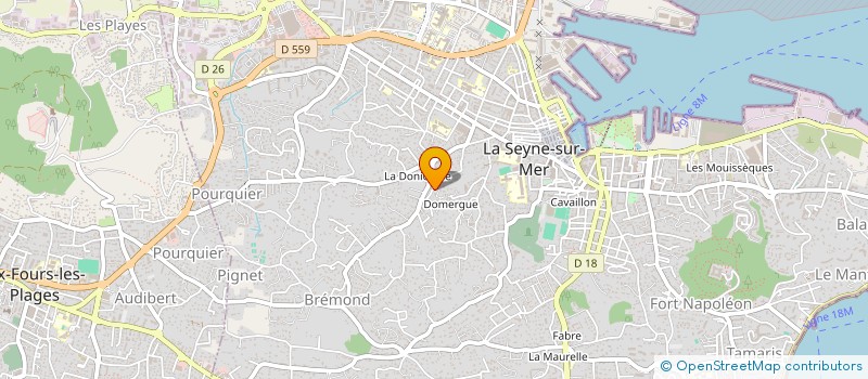 localisation de l'entreprise FREL à LA SEYNE-SUR-MER