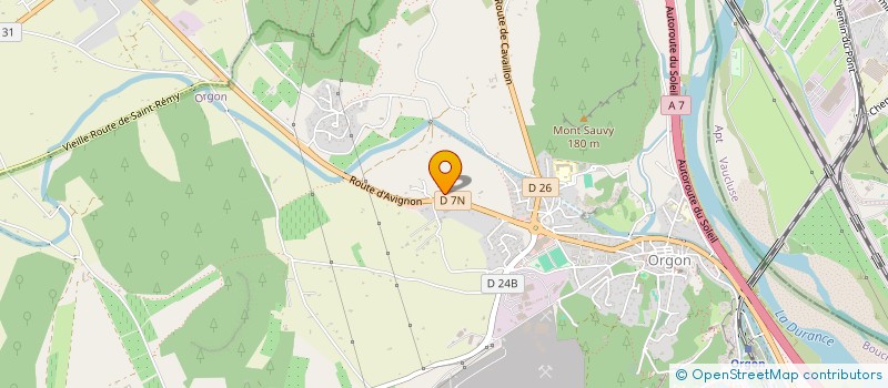 localisation de l'entreprise FRELA  ORGON