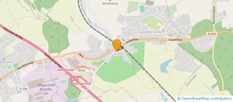 localisation de l'entreprise FRELECHOUX FAMILY  FAREBERSVILLER