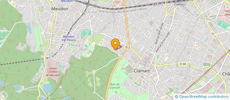 localisation de l'entreprise FRELIAD  CLAMART