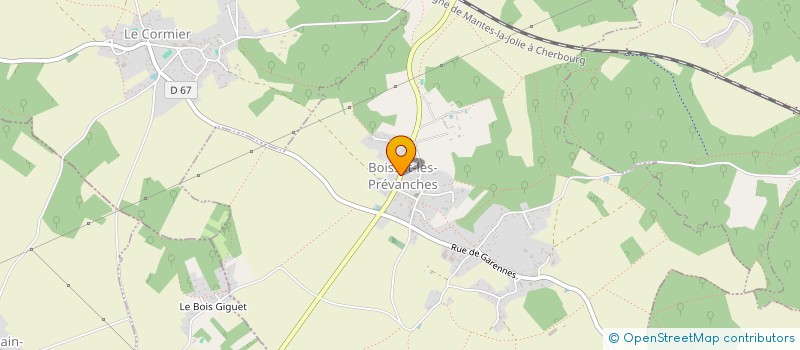 localisation de l'entreprise FRELICOT MOTOCULTURE à HOULBEC-COCHEREL