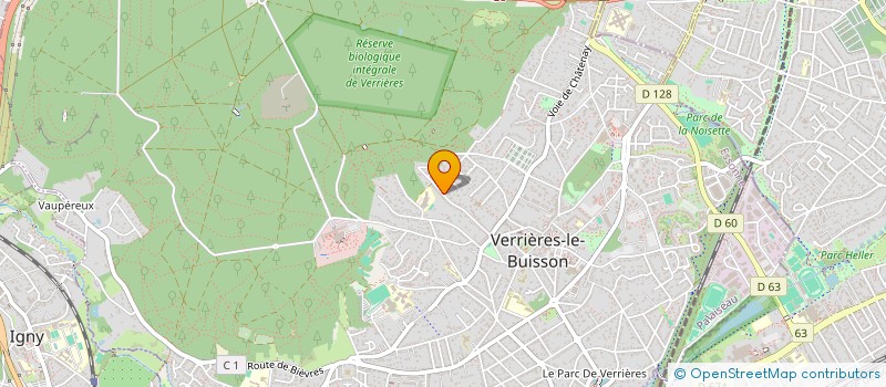 localisation de l'entreprise FRELININA à VERRIERES-LE-BUISSON
