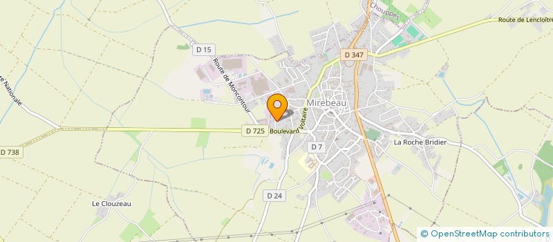 localisation de l'entreprise FRELJUCE à SAINT-MARTIN-LA-PALLU
