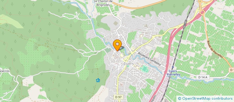 localisation de l'entreprise FRELLO à CUERS