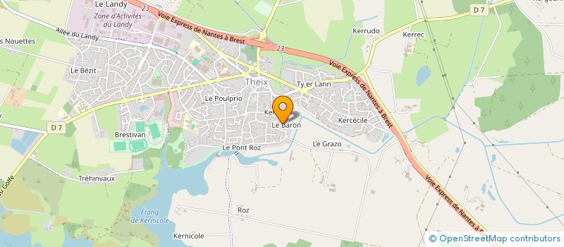 localisation de l'entreprise FRELONS PRESQU'ILE DE RHUYS  THEIX-NOYALO