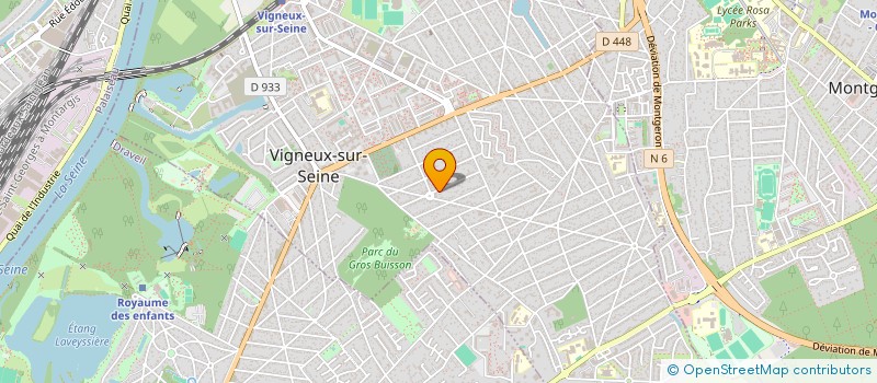 localisation de l'entreprise FRELSI à VIGNEUX-SUR-SEINE