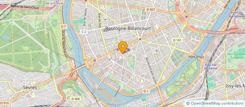localisation de l'entreprise FRELV à BOULOGNE-BILLANCOURT