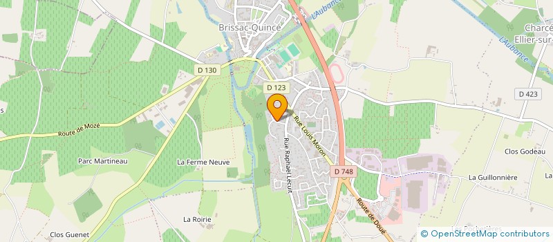 localisation de l'entreprise FREM'S INVEST  BRISSAC LOIRE AUBANCE