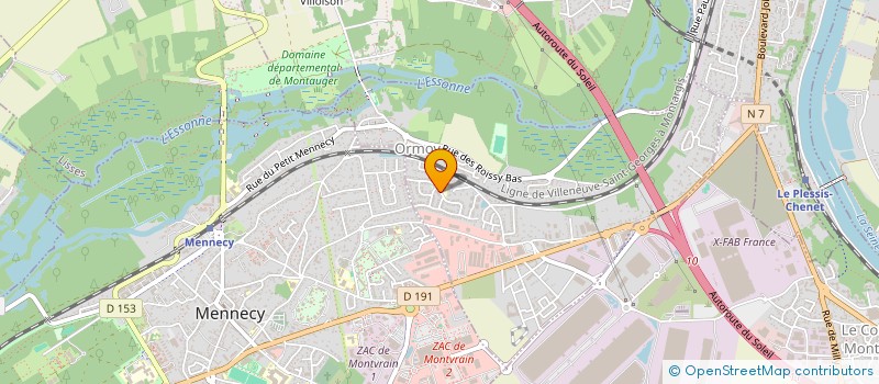 localisation de l'entreprise FREMA à FONTENAY-LE-VICOMTE