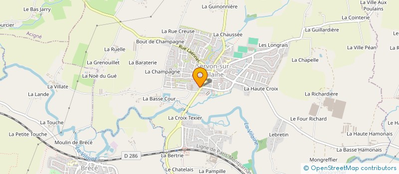 localisation de l'entreprise FREMA  SERVON-SUR-VILAINE