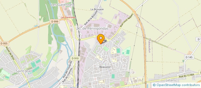 localisation de l'entreprise FREMA à CHATEAUDUN